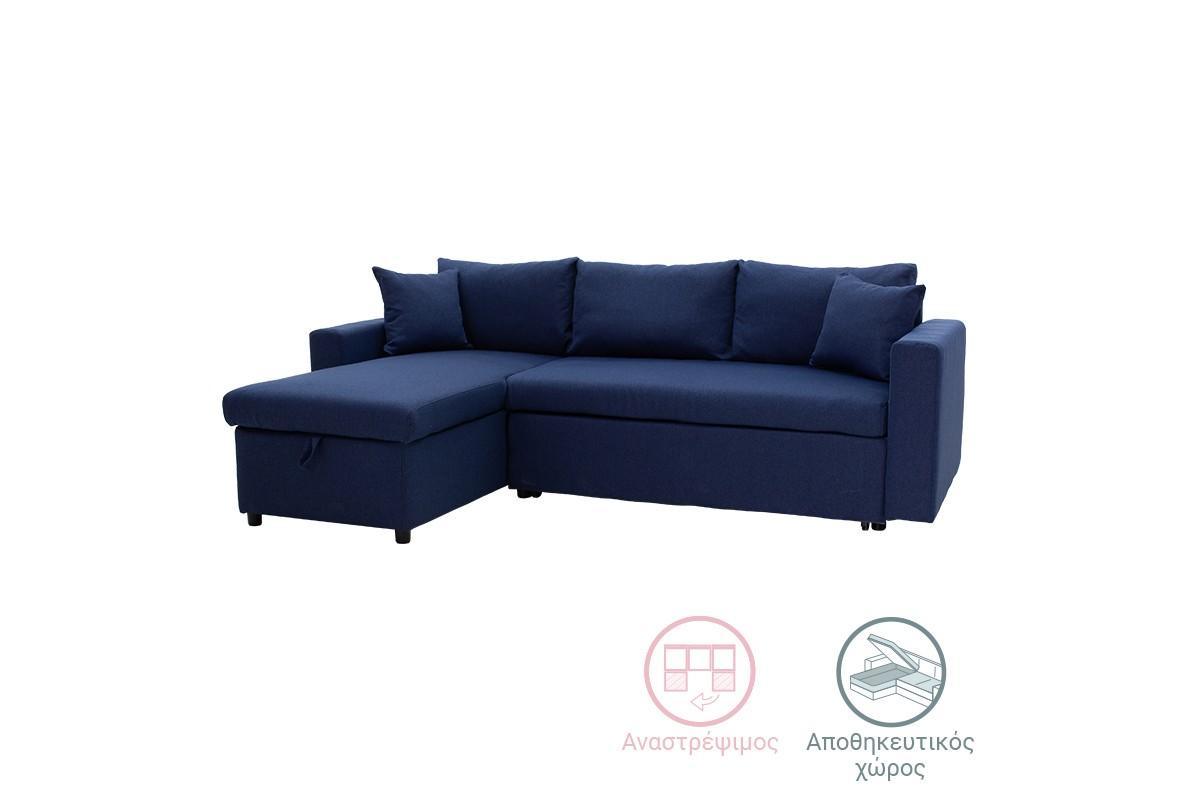 Γωνιακός καναπές κρεβάτι Lilian 166-000009