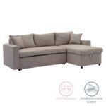 Γωνιακός καναπές κρεβάτι Lilian 166-000018