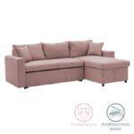 Γωνιακός καναπές κρεβάτι Lilian 166-000019