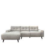 Καναπές γωνιακός BRIGGS Ανοιχτό Γκρι