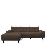 Καναπές γωνιακός BRIGGS Καφέ