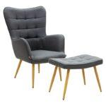 Πολυθρόνα Maddison με υποπόδιο 029-000154