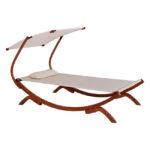 ΞΑΠΛΩΣΤΡΑ ΠΑΡΑΛΙΑΣ ΞΥΛΙΝΗ ΜΕ ΣΚΙΑΣΤΡΟ FB95671.02