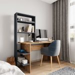 Γραφείο με βιβλιοθήκη Dropio 197-000206