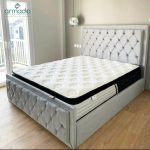 Κρεβάτι ντυμένο ARIA