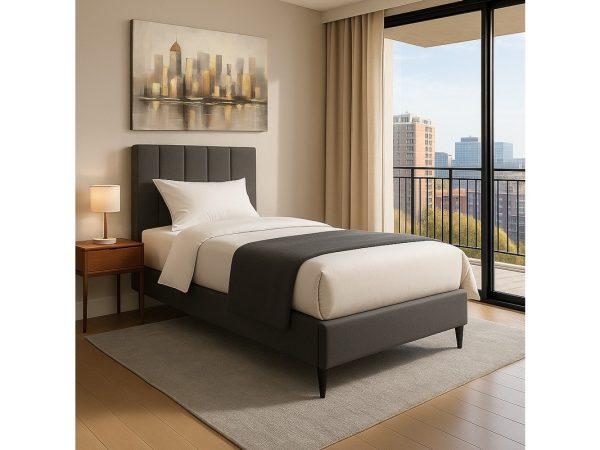 Moega 323-000015 Το κρεβάτι Moega είναι ιδανική επιλογή για όσους αναζητούν έναν συνδυασμό πολυτέλειας, ποιότητας και πρακτικότητας. Με κατασκευή από υψηλής ποιότητας μοριοσανίδα, προσφέρει εξαιρετική αντοχή στην καταπόνηση και τη φθορά, καθιστώντας το κατάλληλο ακόμα και για επαγγελματική χρήση.