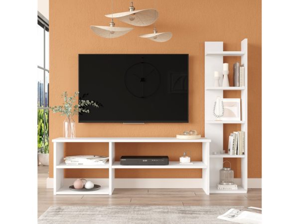 Perla 176-000223 Το σύνθετο σαλονιού Perla της Pakoworld είναι μια εξαιρετική επιλογή για τον χώρο σας, συνδυάζοντας μοντέρνα αισθητική και πρακτικότητα. Κατασκευασμένο από 18mm Melamine, προσφέρει ανθεκτικότητα και υψηλή ποιότητα κατασκευής, ιδανικό για καθημερινή χρήση.