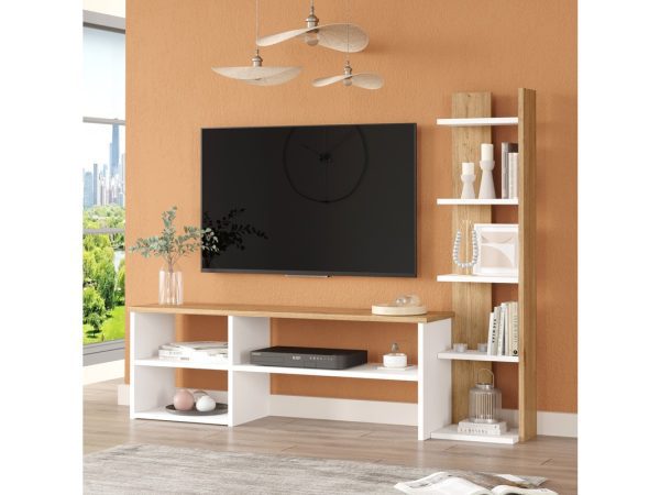 Perla 176-000224 Το σύνθετο σαλονιού Perla της Pakoworld αποτελεί μια εξαιρετική επιλογή για να αναδείξετε τον χώρο σας με στυλ και λειτουργικότητα. Κατασκευασμένο από 18mm Melamine Particleboard, προσφέρει ανθεκτικότητα και ποιότητα, ώστε να ανταπεξέρχεται στη καθημερινή χρήση.