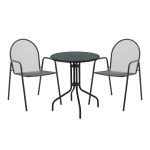 Vergo-Tarete 200-001126 Η τραπεζαρία Vergo-Tarete συνδυάζει λειτουργικότητα, στυλ και ποιότητα, προσφέροντας μια εξαιρετική λύση για τη διαμόρφωση του εξωτερικού σας χώρου. Είναι ιδανική για όσους αναζητούν ένα κομψό, άνετο και ανθεκτικό σετ που θα τους επιτρέπει να απολαμβάνουν τις όμορφες στιγμές τους στον κήπο ή το μπαλκόνι.