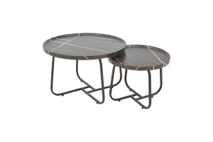 Crismory 029-000241Ψάχνεις για ένα σετ τραπέζια σαλονιού που να συνδυάζει το design της εποχής σου με σύγχρονα ποιοτικά ανθεκτικά υλικά; Μη ψάχνεις άλλο. Τα τραπέζια Crismory είναι αυτό ακριβώς που χρειάζεσαι. Μοντέρνα, ανθεκτικα και ευέλικτα. Ιδανικα για την κουζίνα και το σαλόνι του σπιτιού καθώς και για τον επαγγελματικό σου χώρου.
