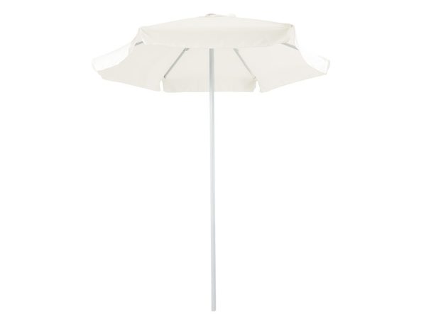 Mongo 218-000001 Ομπρέλα επαγγελματική Mongo pakoworld μονοκόμματος ιστός μέταλλο Φ2m εκρού