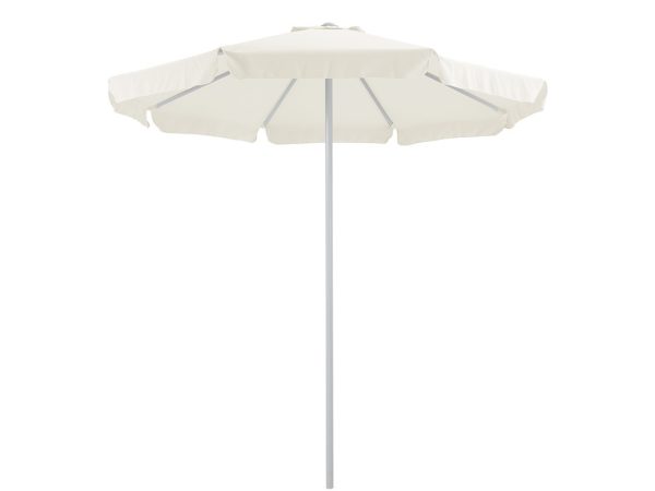 Mongo 218-000003 Ομπρέλα επαγγελματική Mongo pakoworld μονοκόμματος ιστός μέταλλο Φ2.3m εκρού