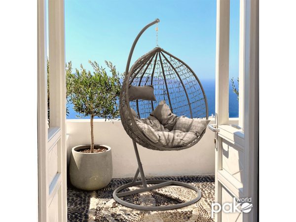 Zafer 135-000001 Η κούνια Zafer Pakoworld είναι μια ποιοτική και στιβαρή επιλογή για το μπαλκόνι ή τον κήπο σας, ιδανική για στιγμές χαλάρωσης και διασκέδασης. Παρακάτω θα βρείτε όλες τις σημαντικές πληροφορίες και τεχνικές λεπτομέρειες: