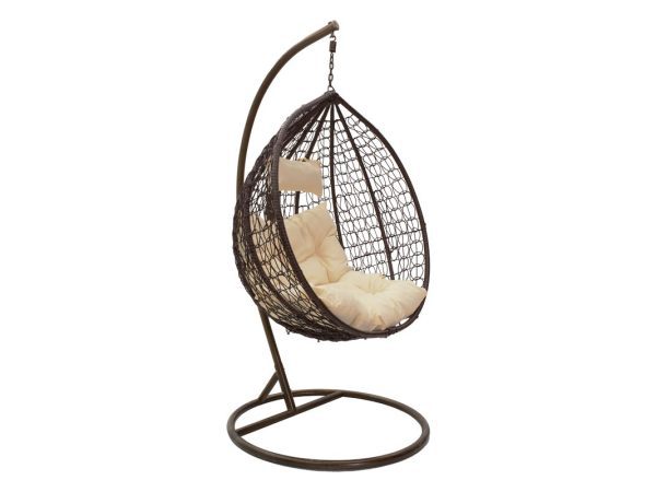 Zafer 135-000005 Η κούνια κήπου Zafer είναι η ιδανική επιλογή για στιγμές χαλάρωσης στον κήπο ή το μπαλκόνι, συνδυάζοντας αισθητική και ποιότητα pakketo.