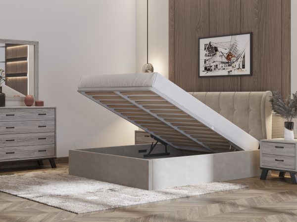 ΚΡΕΒΑΤΙ Ν84 ΜΠΑΟΥΛΟ ΕΚΡΟΥ