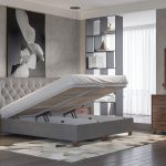 ΚΡΕΒΑΤΙ Ν87 ΓΚΡΙ ΜΕ ΜΠΑΟΥΛΟ